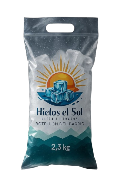 Bolsa de hielo en cubo 4 kg