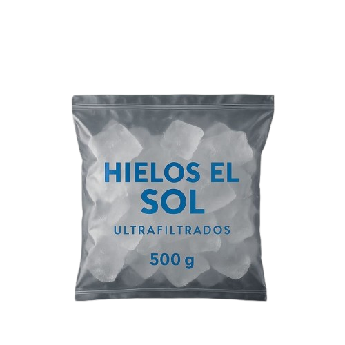Bolsa de hielo en cubo 500 g